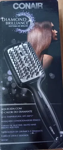 Escova Alisadora Diamond Brilliance Conair