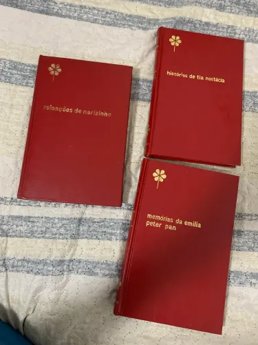 livros edições 1, 5 e 11 raras da coleção de 1968 das obras completas de monteiro lobato 