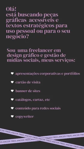 Freelancer Design e Social Media