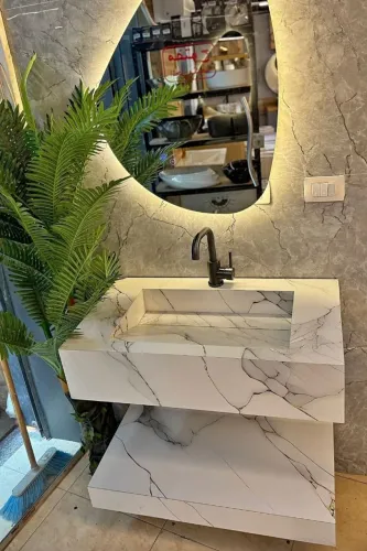 Cuba Esculpida 60x40 em Porcelanato | Modelo Moderno e Sofisticado