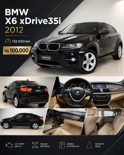 BMW X6 Xdrive 35I 3.0 306cv Bi-turbo 2012