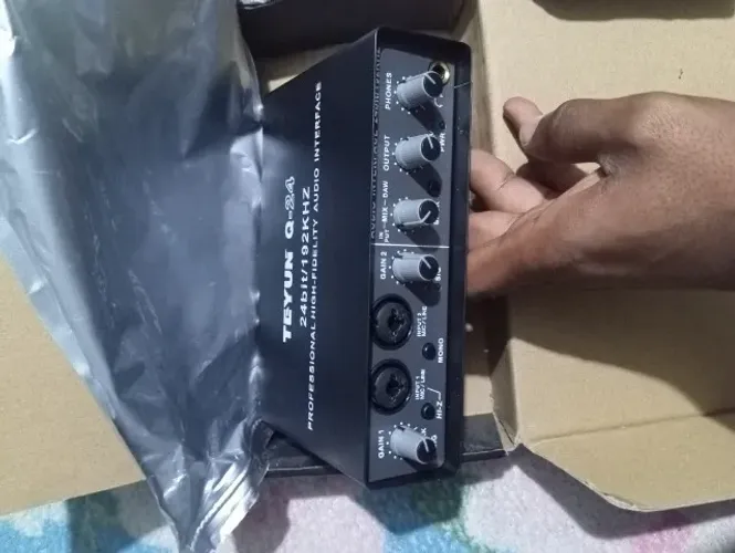 Interface de áudio nunca usada,produto novo
