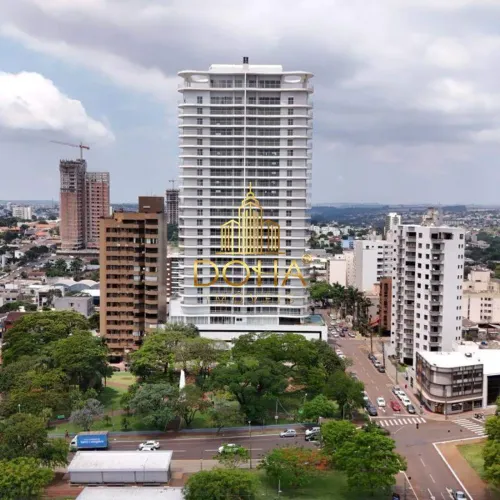 APARTAMENTO COM 4 SUÍTES E 4 VAGAS DE GARAGEM NO CENTRO DE CASCAVEL