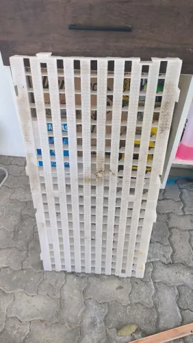Pallet plástico 50x50x5 marfinite