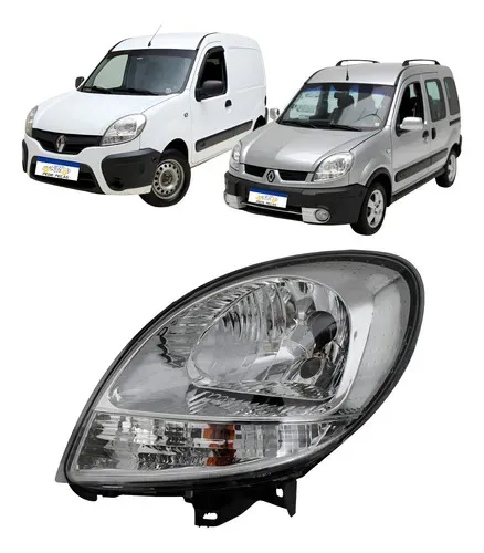 Farol Dianteiro Esquerdo Renault Kangoo 2009 A 2018 Novo Esquerdo/motorista