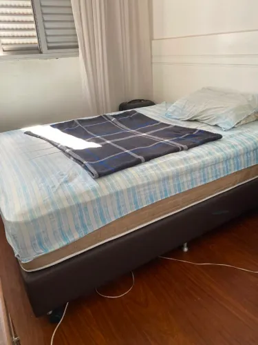 Cama de casal box + colchão rthocrin