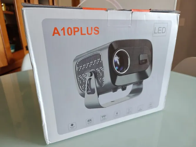 Projetor A10 plus LED 4K com Android (NOVO)