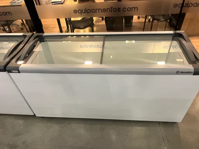 Freezer expositor 503 litros Metalfrio novo pronta entrega 
