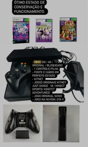 XBOX 360/ 4g/ Original/ Bloqueado