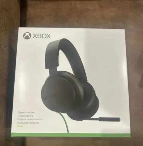 Headset gamer Xbox Microsoft original novo aceito oferta 