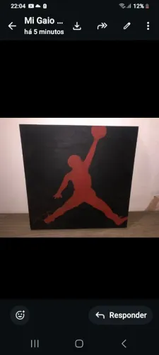 QUADRO PINTURA EM TELA DECORATIVO BASQUETE ? POR 40 REAIS DESAPEGO DE MUDANÇA RAPIDA.