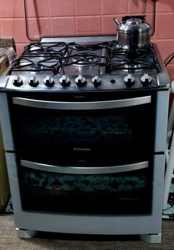 Fogão Eletrolux Celebrate Duplo Forno 5 bocas
