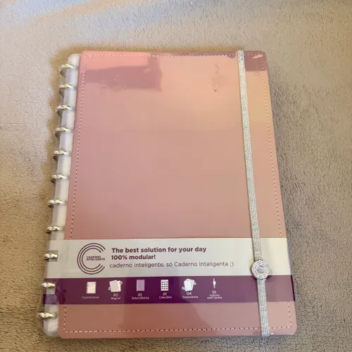 Caderno inteligente grande chic nude lacrado 