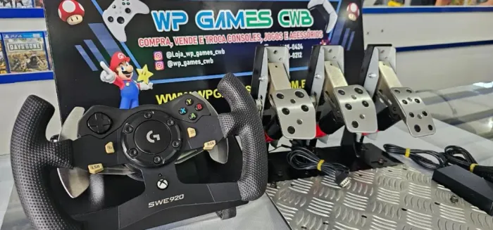 VOLANTE LOGITECH G920  COM GARANTIA LOJA FÍSICA WP GAMES CWB
