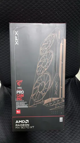 Rx 9070 xt nova ( caixa aberta apenas para testar )