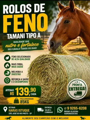 Feno rolo Tamani tipoA 85kg