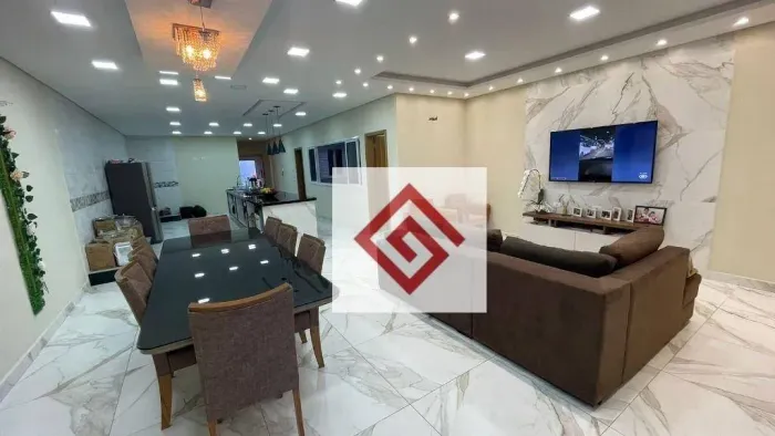 Casa com 5 dormitórios à venda, 455 m² por R$ 1.500.000,00 - Parque das Nações - Santo And