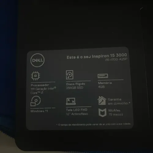 NOTEBOOK DELL INSPIRON