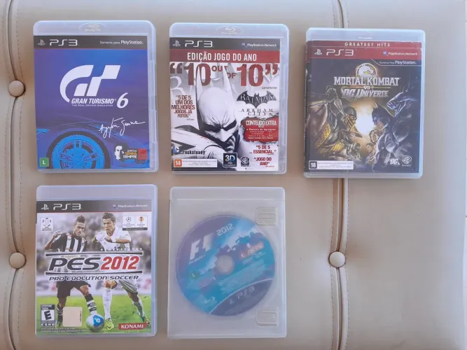 Lote 5 de Jogos de PS3