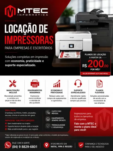 Locação de Impressora para Empresas