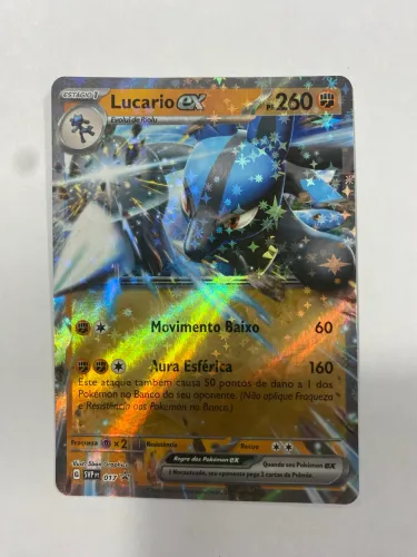 Carta Pokémon em excelente estado 