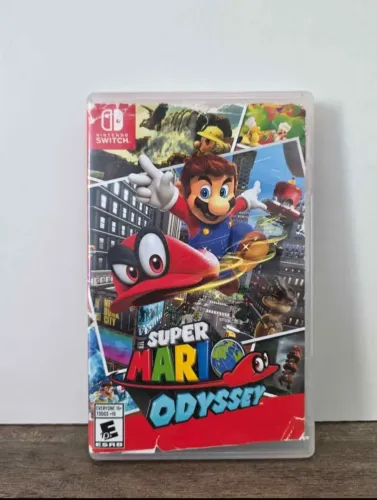 Jogo mario odyssey para Nintendo switch mídia fisica