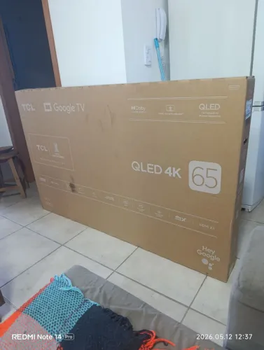 smart TV de 65 polegadas tcl 10 dias de uso