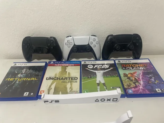 PACK CONTROLES, JOGOS E ACESSÓRIOS PS5