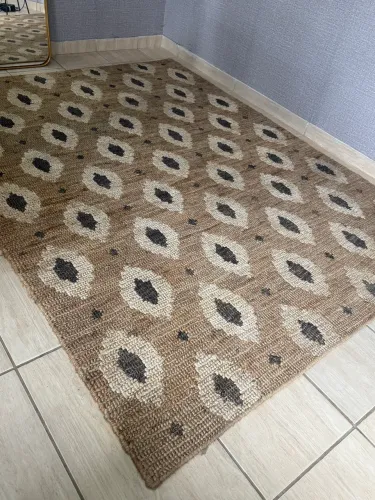 Tapete westwing diamanti fibra natural