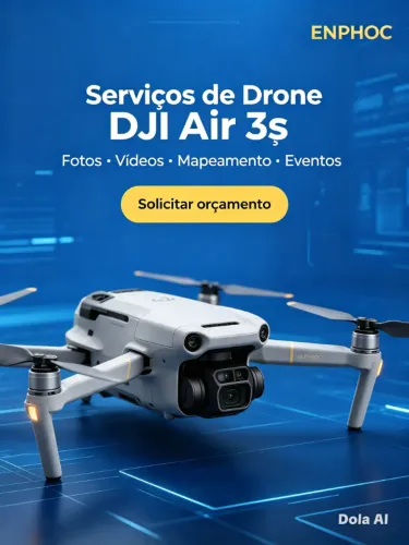 Filmagem e Fotografia Aérea com Drone - Eventos e Obras