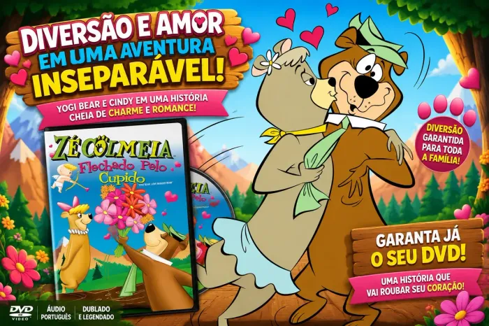 DVD RARO DESENHO CLÁSSICO ZÉ COLMEIA FECHADO PELO CUPIDO! RARIDADE EM DVD! 1961! 