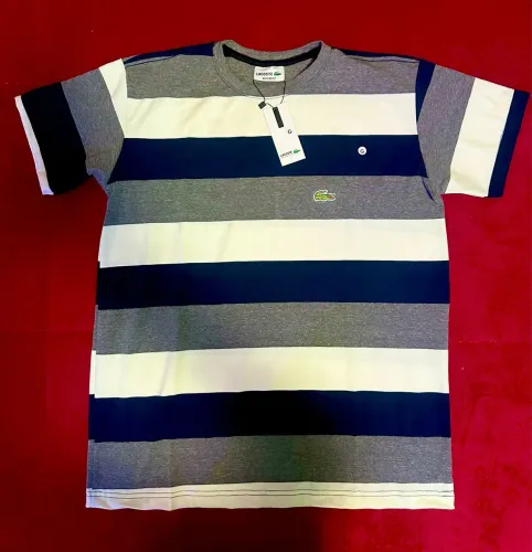 Camisa Lacoste listrada