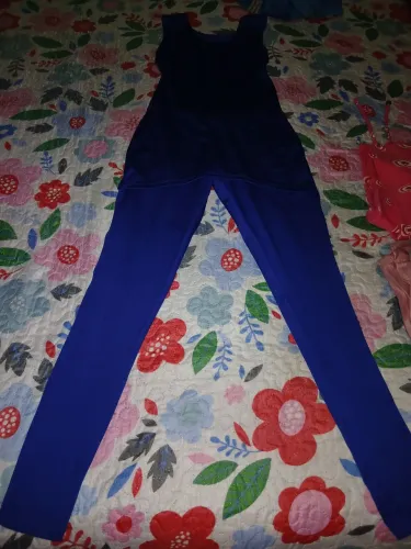 Macacão academia azul lindo 