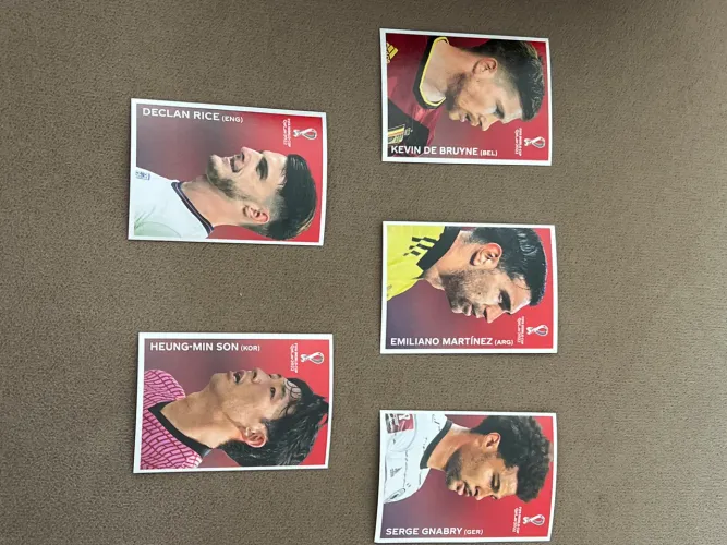 5 Figurinhas Copa do Mundo - 2022