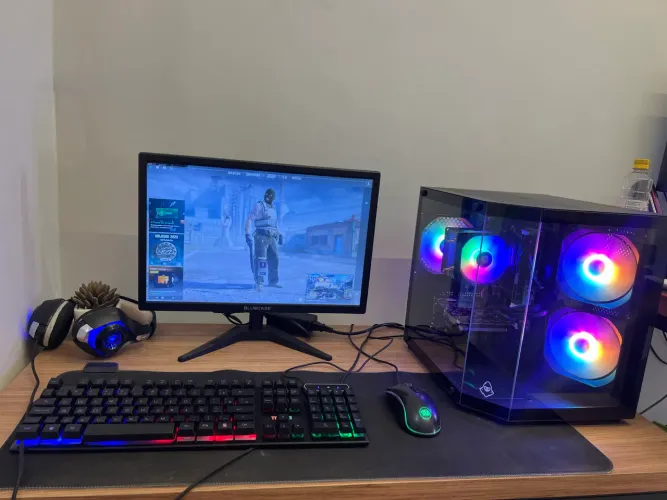 PC gamer RX550 com 16gb de memória