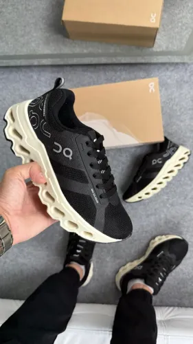 Tenis On Cloud the best Linha Prime Preto Bege