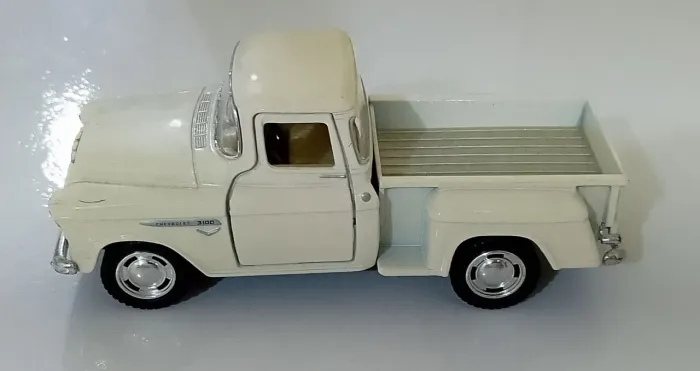 Pick Up Chevy Stepside 1955 - Branco 