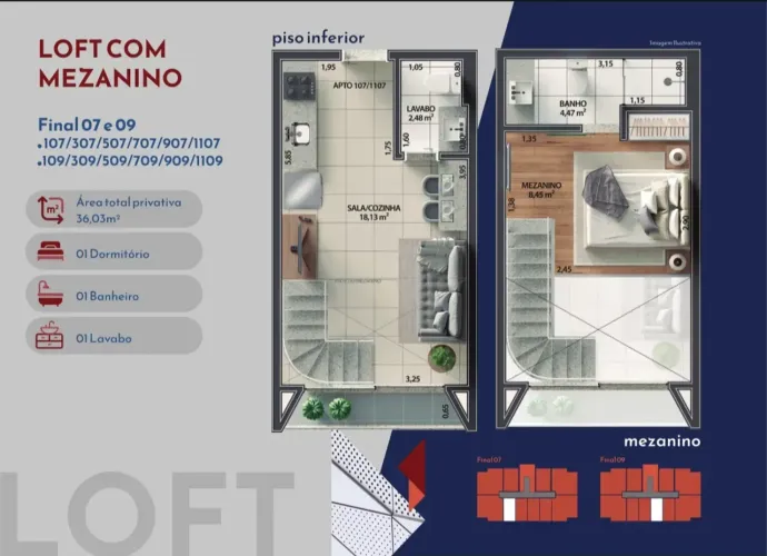 Imóvel para venda possui 36 metros quadrados com 1 quarto em Nossa Senhora da Vitória - Il