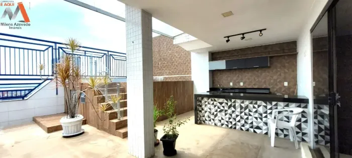 Cobertura duplex no bairro de São Brás com 184,74 m² privativos, piscina e 3 vagas