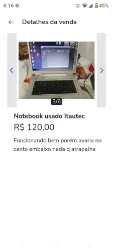 Notebook itautec