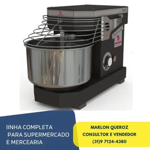 Amassadeira Espiral 5KG 10 Velocidades Braesi