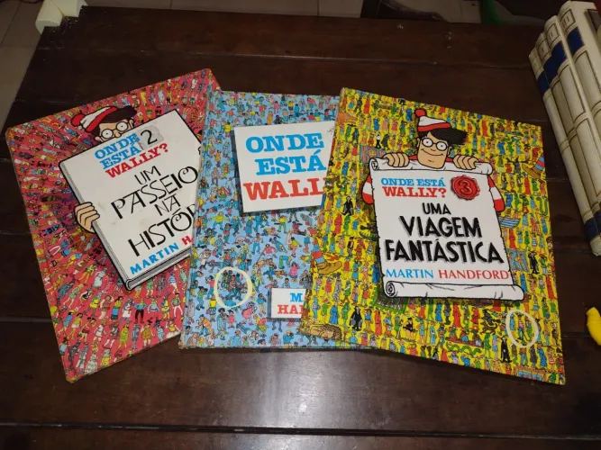 Coleção 3 Volumes - Livro: Onde Está Wally - Edição 1991
