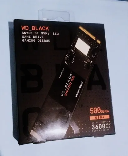 WD Black SN750 SE 500GB SSD Nvme 3600Mb/s