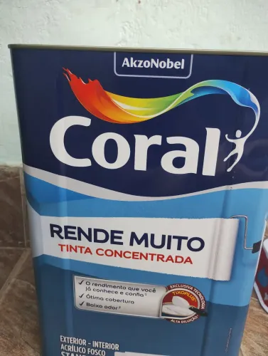 Tinta coral Branca