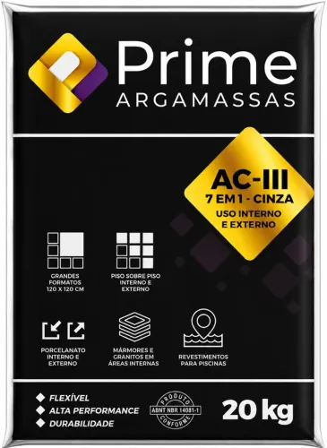 Argamassa AC3 7X1 PRIME 20KG