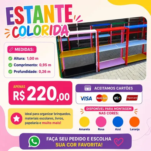 Estante de ferro
