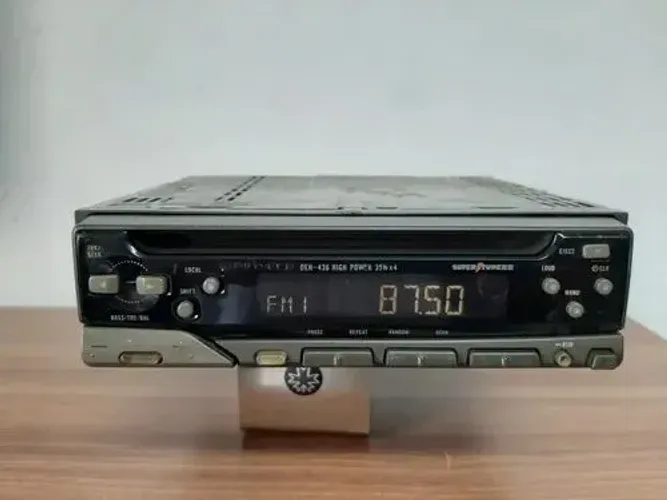 PIONEER DEH-436 ORIGINAL DE ÉPOCA ? COMPLETO + CHICOTE ORIGINAL ? 100% FUNCIONAL