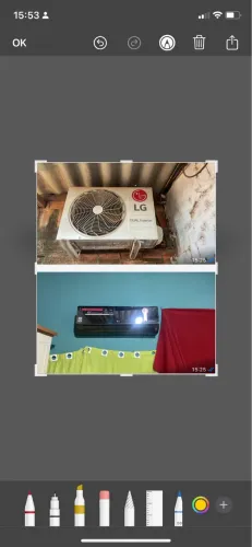 Ar-condicionado LG, 12mil BTU, 3mil, único dono, *