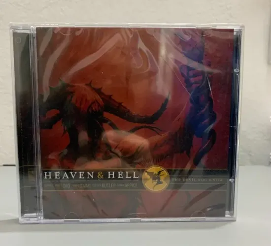 CD The Devil You Know Heaven & Hell 2009 Lacrado Original Roadrunner Records Dio Metal