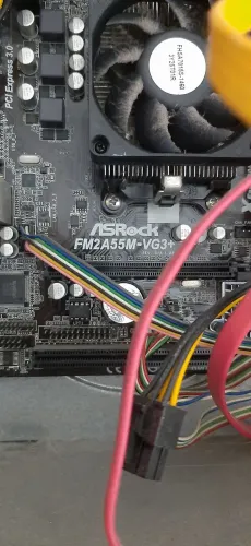 Kit pc placa mãe FM2, processador AMD e 8mb memória 